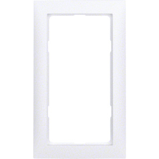 Berker Afdekraam 1V verticaal wit ip20