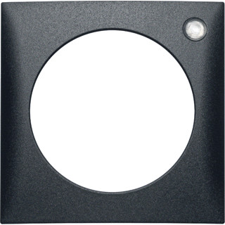 Berker Integro afdekraam 1V verticaal antraciet ip20