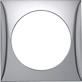 Berker Integro afdekraam 1V horizontaal en verticaal chroom ip20