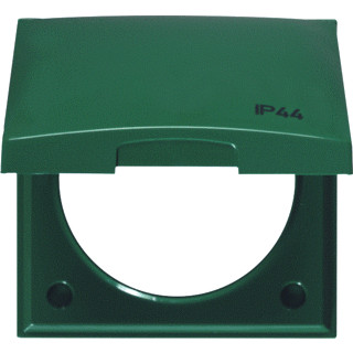 Berker Integro afdekraam 1V horizontaal en verticaal groen ip44