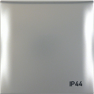 Berker Integro afdekraam 1V horizontaal en verticaal chroom ip44