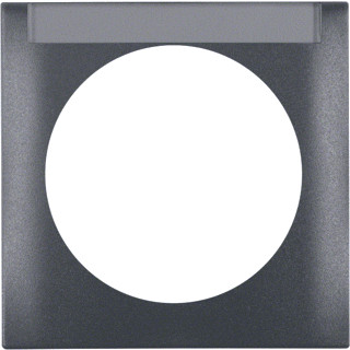 Berker Integro afdekraam 1V horizontaal en verticaal antraciet ip20