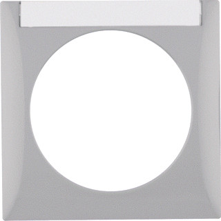 Berker Integro afdekraam 1V horizontaal en verticaal grijs ip20