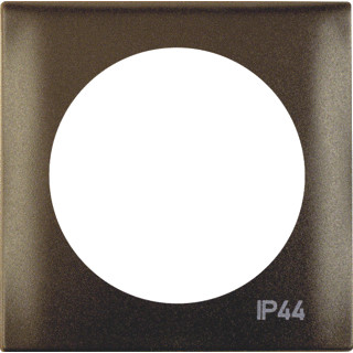Berker Integro afdekraam 1V verticaal bruin ip44