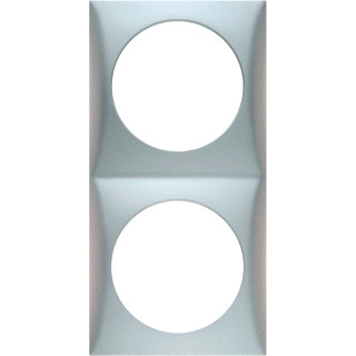 Berker Integro afdekraam 2V horizontaal en verticaal chroom ip20