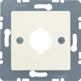 Berker Onderdeel/centraalplaat basiselement met adapterplaat wit