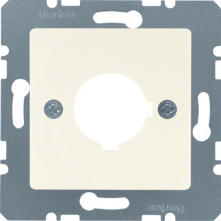 Berker Onderdeel/centraalplaat basiselement met adapterplaat wit