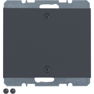 Berker Onderdeel/centraalplaat blinddeksel basiselement met centrale afdekplaat antraciet