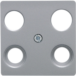 Berker Onderdeel/centraalplaat centraalplaat voor tussenring kunststof aluminium