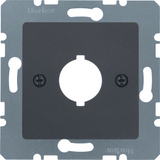 Berker Onderdeel/centraalplaat basiselement met adapterplaat antraciet
