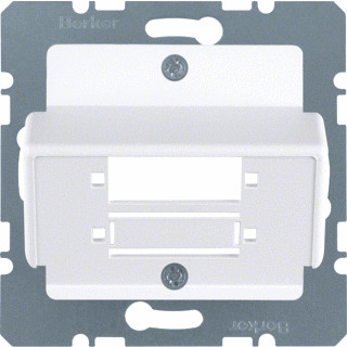 Berker Onderdeel/centraalplaat centraalplaat voor tussenring wit