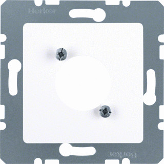 Berker Onderdeel/centraalplaat XLR centraalplaat voor tussenring wit