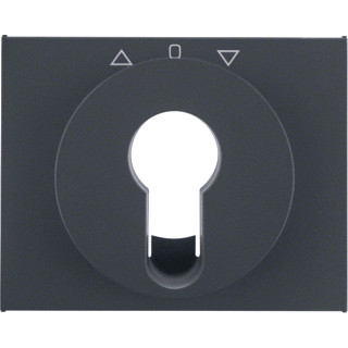 Berker Sleutel jaloezie antraciet