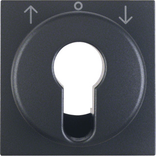 Berker S.1 sleutel jaloezie antraciet