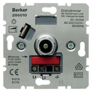 Hager Berker draaidimmer 600W (R)