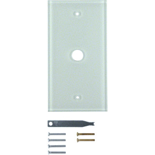 Berker TS afdekraam 1V horizontaal en verticaal natuurkleur ip20