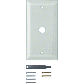 Berker TS afdekraam 1V horizontaal en verticaal natuurkleur ip20