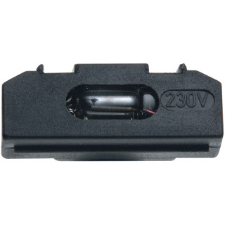 Berker Glimlampelement zwart