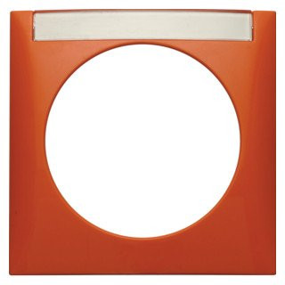 Berker Integro afdekraam 1V horizontaal en verticaal oranje ip20