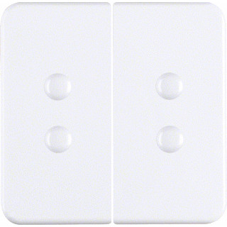 Berker Tweedelige wip aan-/uit-schakelaar wit