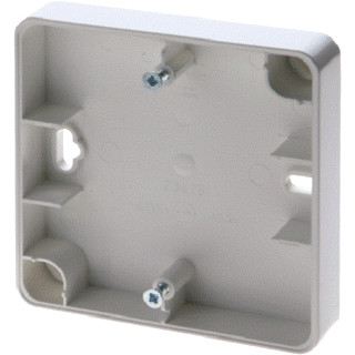 Berker 1-voudige opbouwbehuizing vlakke uitvoering polarwit