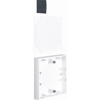 Berker Opbouwbehuizing 1-V vlakke uitvoering berker S.1 polarwit mat