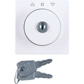 Berker Q.1/Q.3/Q.7 sleutel jaloezie wit