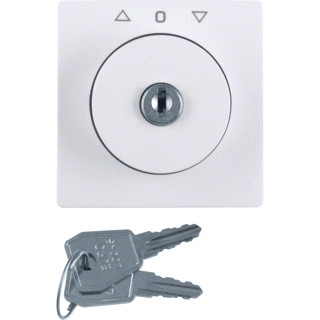 Berker Q.1/Q.3/Q.7 sleutel jaloezie wit