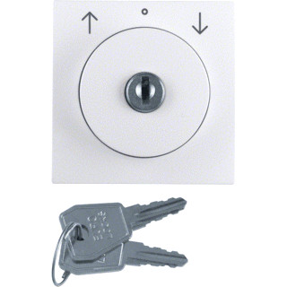 Berker S.1/B.3/B.7 sleutel jaloezie wit