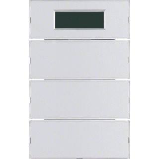 Berker Tastsensor met therm.3-V berker K.5 aluminium