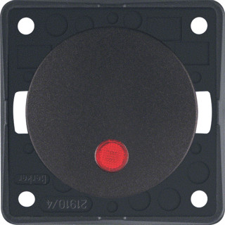 Berker Uitschak.2-polig 12 V= met controleverl.berker integro bruin