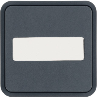 Berker W1 enkele wip aan-/uit-schakelaar grijs