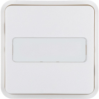 Berker W1 enkele wip aan-/uit-schakelaar wit