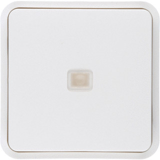 Berker W1 enkele wip aan-/uit-schakelaar wit