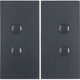 Berker S.1 tweedelige wip aan-/uit-schakelaar antraciet