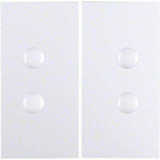 Berker S.1 tweedelige wip aan-/uit-schakelaar wit