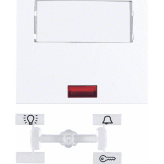 Berker Enkele wip aan-/uit-schakelaar wit