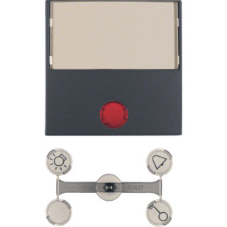 Berker S.1 enkele wip aan-/uit-schakelaar antraciet