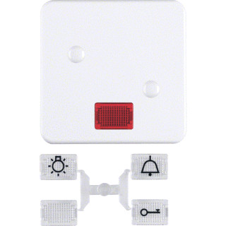 Berker Enkele wip aan-/uit-schakelaar wit