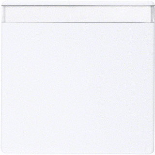 Berker Q.1 enkele wip aan-/uit-schakelaar wit