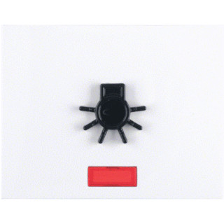 Berker Enkele wip aan-/uit-schakelaar wit