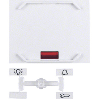 Berker Wip met mondstaafgeleiding aan-/uit-schakelaar wit
