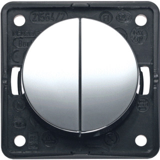 Berker Wippenschakelaar chroom glanzend integro