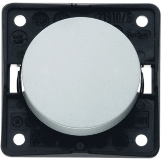 Berker Wipschakelaar grijs glanzend integro