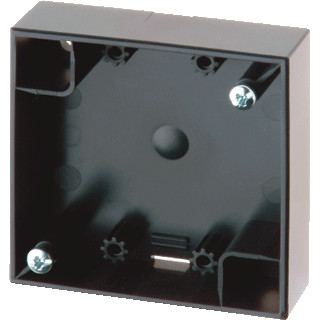 Hager Berker Integro Flow opbouwbehuizing vlak antraciet glanzend