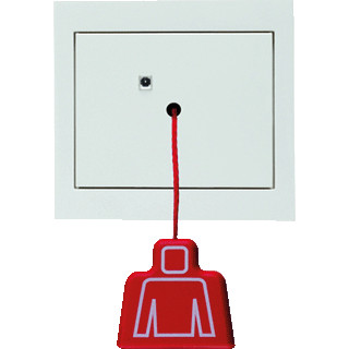 Berker Noodoproepsyst.trekimp.DR.+raam berker K.1/K.5 polarwit