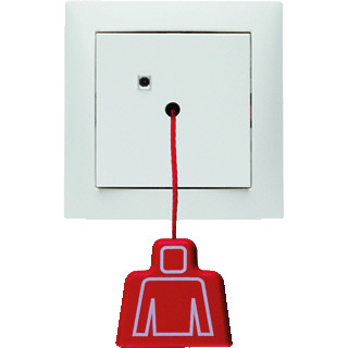 Berker Noodoproepsyst.trekimp.DR.+raam berker S.1/B.3/B.7 polarwit mat