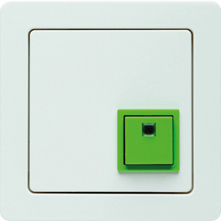 Berker Noodoproepsyst.uitschakelknop+raam berker Q.1 polarwit