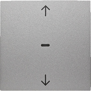 Berker .net bedieningselement jaloezie enkele drukker aluminium