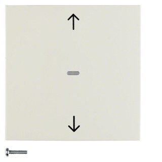 Hager Berker Berker .net bedieningselement jaloezie enkele drukker wit